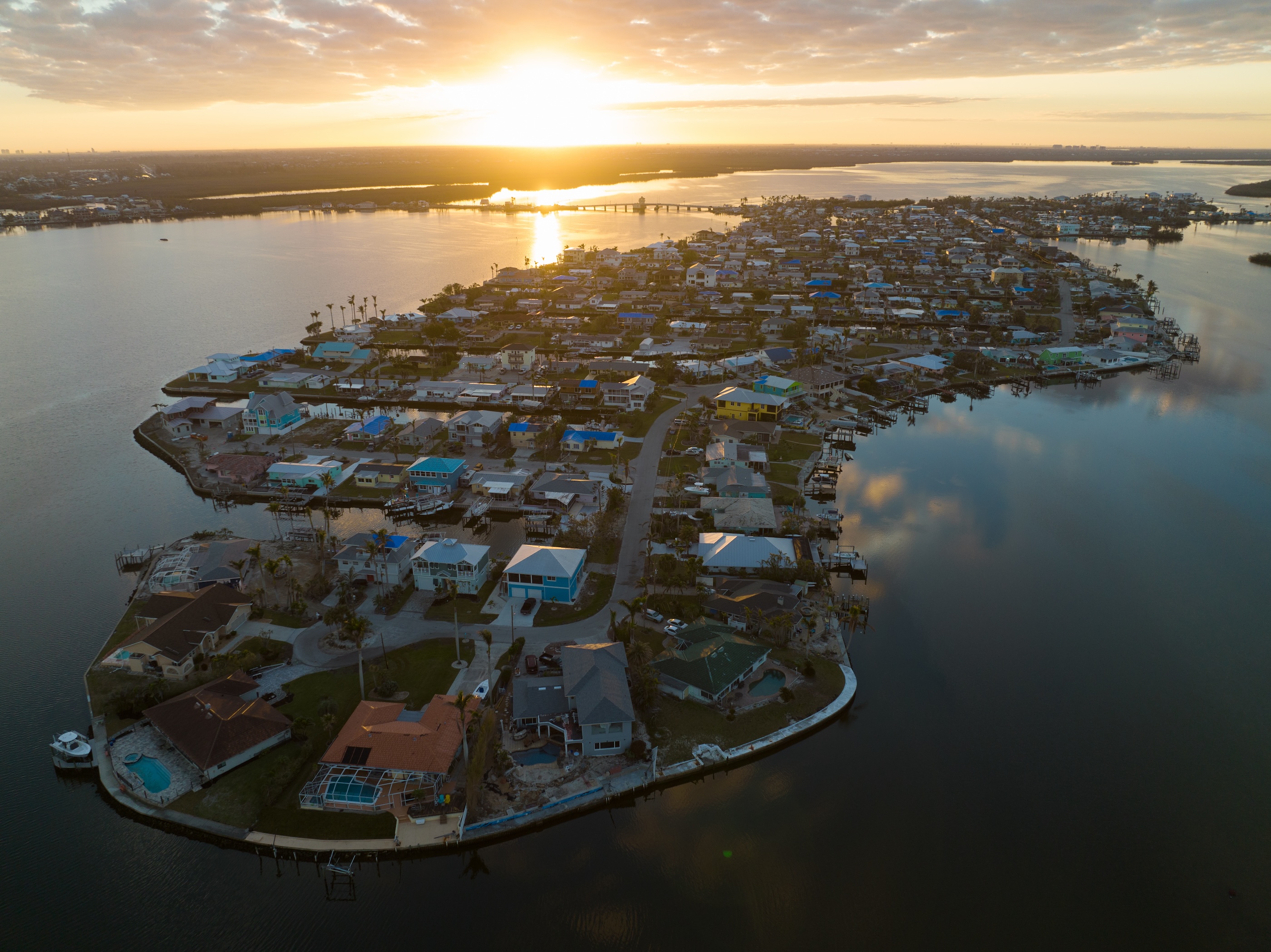 Florida barrier island