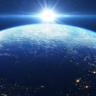 A view of Earth from space