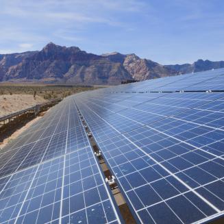 California solar farm