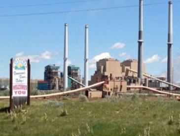 Coal plant at Colstrip, MT