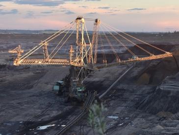 German coal mining operation