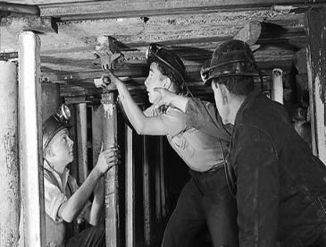 Coal miners in the United Kingdom